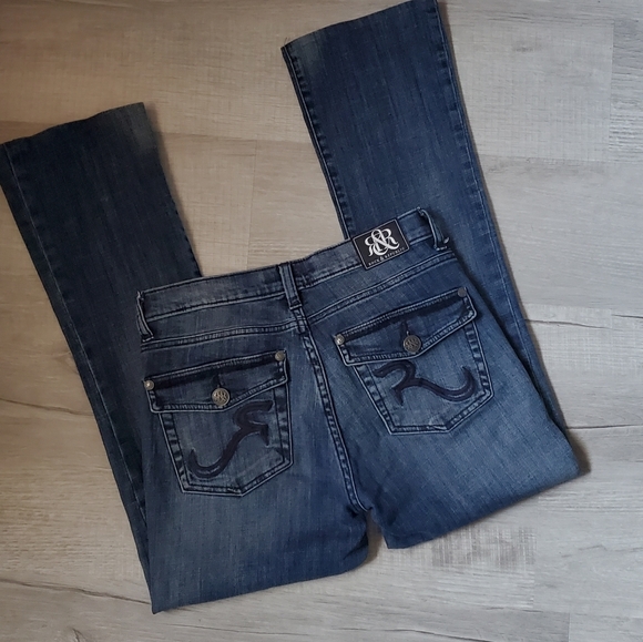 Rock & Republic boot cut dark blue wash - Picture 2 of 5